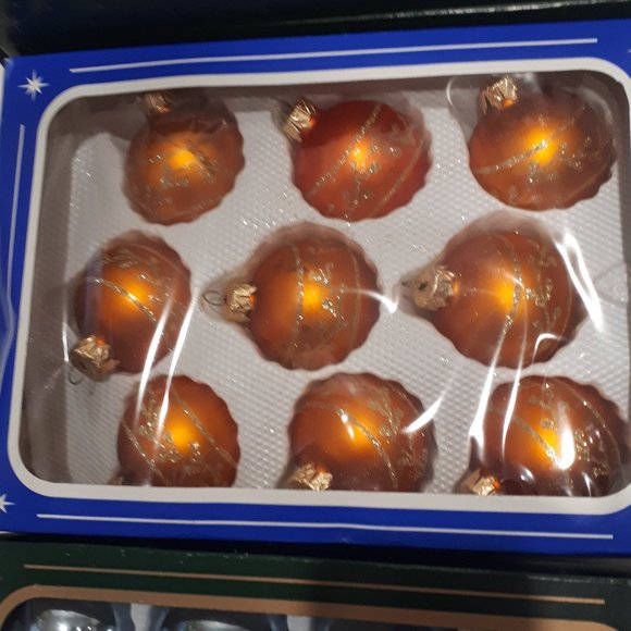 holiday designed like glass ornaments from Europe made in Poland NWT - Picture 4 of 5